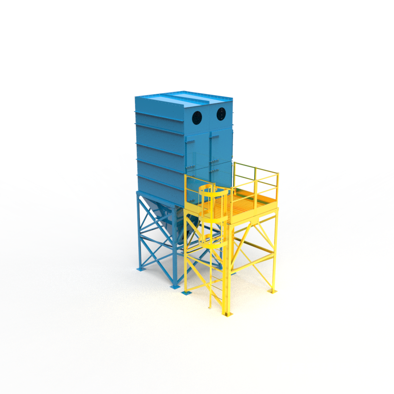 MPC：  旁插式扁布袋除塵器；